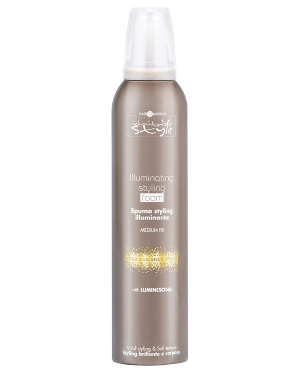 Hair Company professional - Мусс для блеска средней фиксации Inimitable Style Illuminating Medium Styling Foam 250 мл