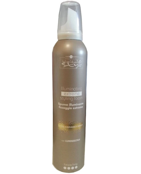 Hair Company professional - Мусс для блеска сильной фиксации Inimitable Style Illuminating Extreme Styling Foam 250 мл