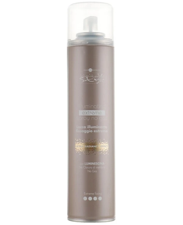 Hair Company professional - Спрей для блеска без газа сильной фиксации Inimitable Style Illuminating Extreme No Gas Spray 300 мл