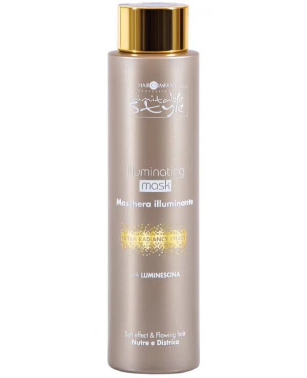 Hair Company professional - Маска для придания блеска волосам Inimitable Style Illuminating Mask 200 мл