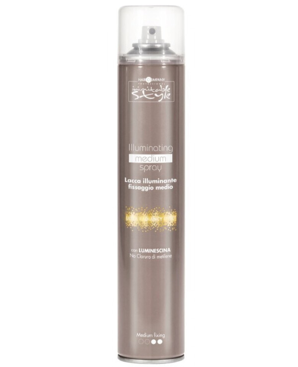 Hair Company professional - Medium hold hairspray Inimitable Style Illuminating Medium Fixing Spray 500ml