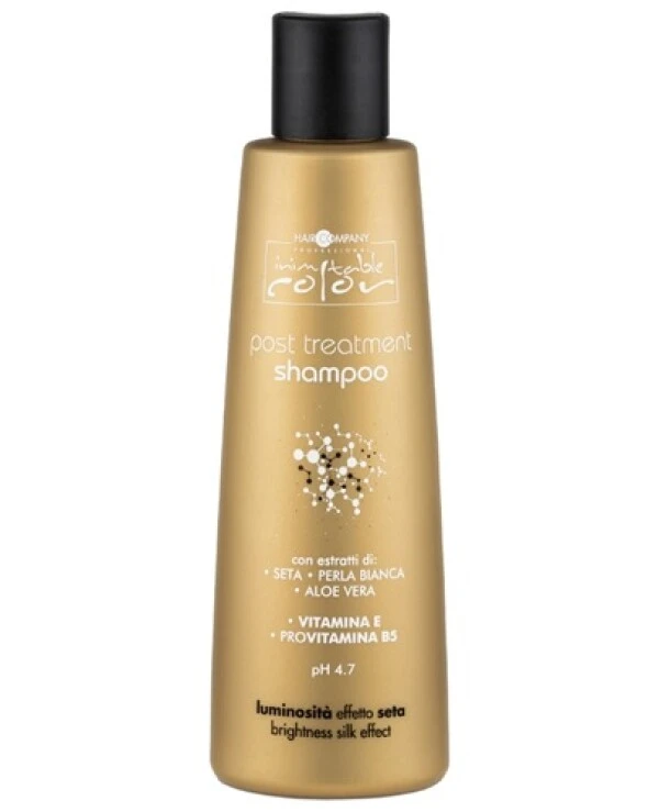 Hair Company professional Шампунь с экстрактом шёлка и алоэ вера | Inimitable Color Post Treatment Shampoo фото, цена, купить