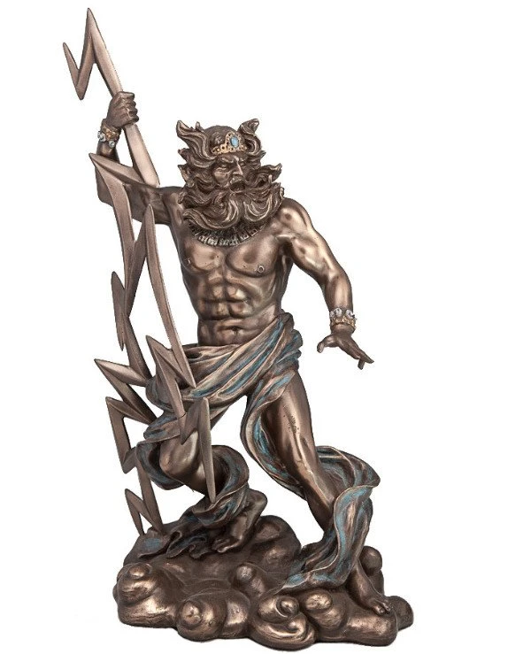 Veronese - Figurine "Zeus" (28 cm) 71002A4  Bronze
