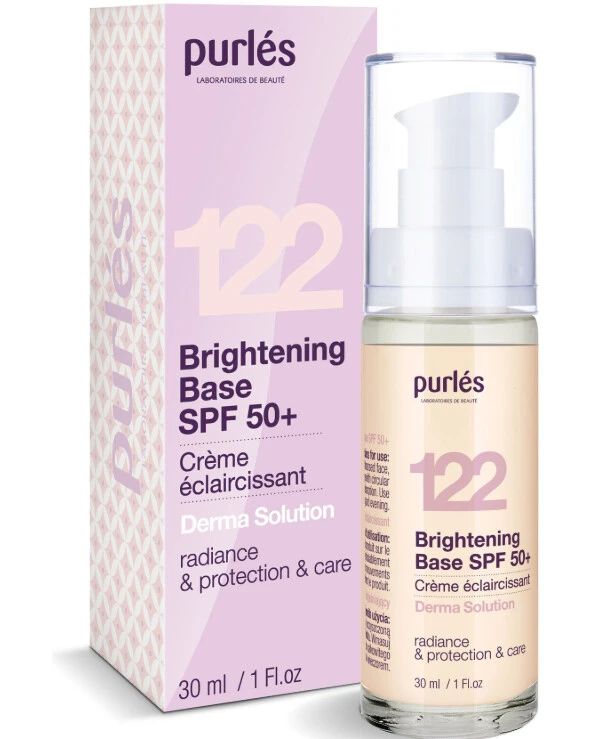Purles - Сияющая основа с SPF-50 Derma Solution Brightening Base SPF 50+ 30 мл