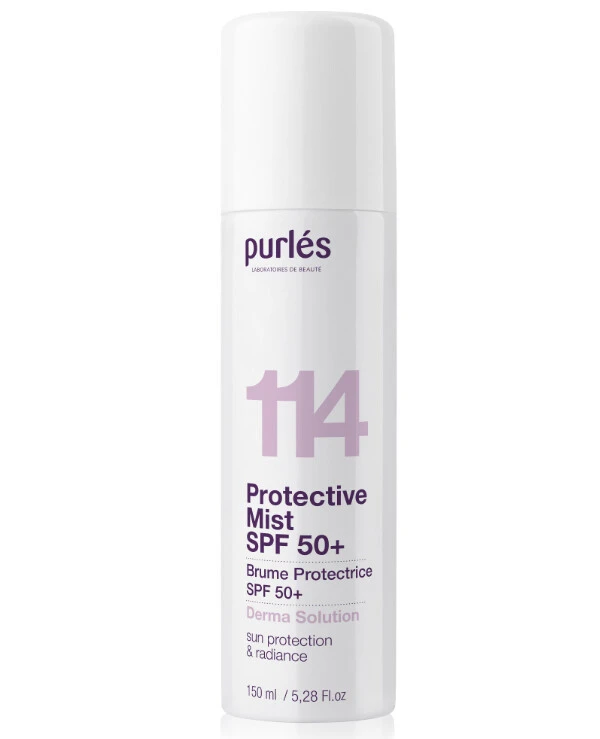 Purles - Увлажняющий солнцезащитный спрей SPF-50+ Derma Solution Protective Mist SPF 50+ 150 мл