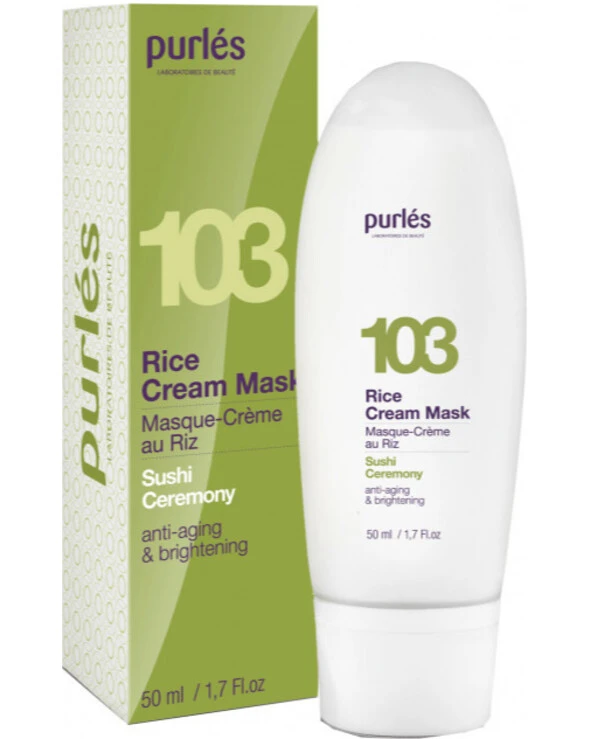 Purles - Рисовая кремовая маска Sushi Ceremony Rice Cream Mask 15 мл