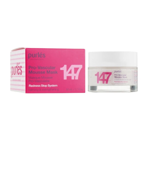 Purles - Про-сосудистая маска-мусс Redness Stop System Pro-Vascular Mousse Mask 50 мл