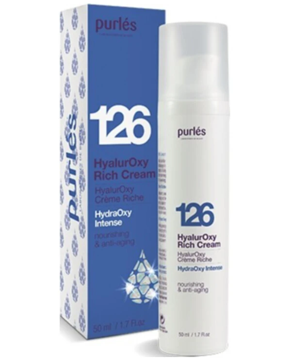 Purles - Гиалуроновый крем увлажняющий питательный HydraOxy Intense HyalurOxy Rich Cream 50 мл