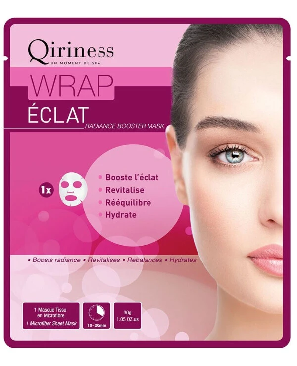 Qiriness - Интенсивно регенерирующая и оживляющая тканевая маска Wrap Coup D'eclat / Radiance Booster Mask 30 мл