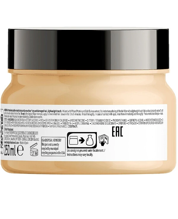 L'oreal Professionnel - Маска для волос Absolut Repair Gold Mask 250 мл back