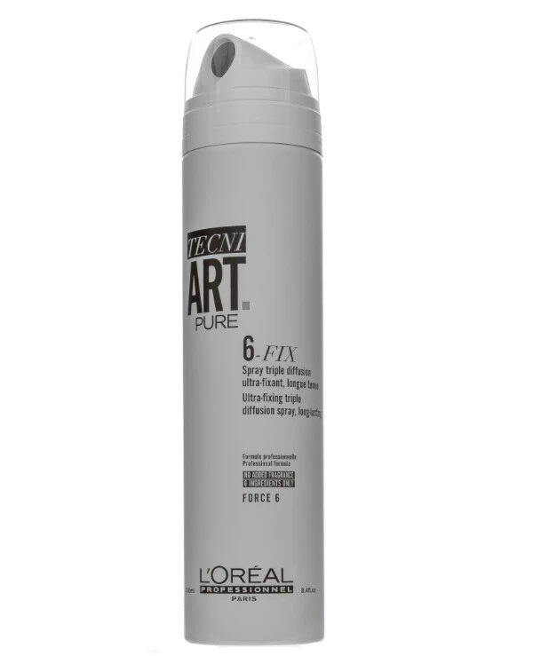 L'oreal Professionnel - Фиксирующий спрей без запаха с тройным распылением Tecni.Art 6-Fix 250 мл