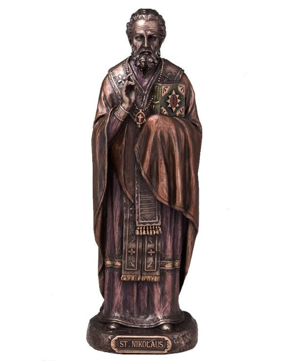 Veronese - Statue "Saint Nicholas" (16 * 6 cm)  Bronze