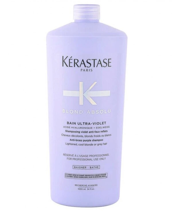 Kerastase - Шампунь-ванна для нейтрализации нежелательной желтизны на осветленных волосах Blond Absolu Bain Ultra-Violet 1000 мл