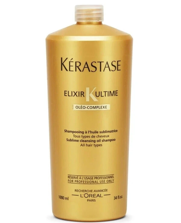 Kerastase - Шампунь-ванна на основе масла марулы Elixir Ultime Oleo-Complexe Shampoo 1000 мл