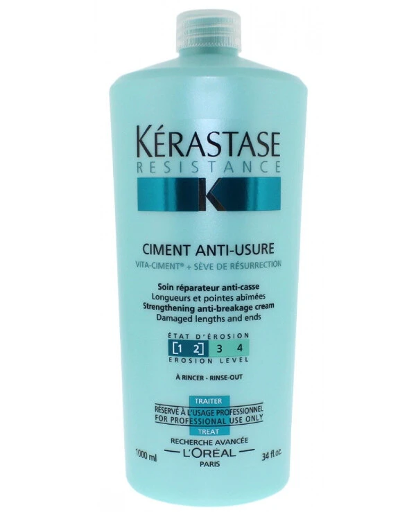 Kerastase - Укрепляющее средство для поврежденных волос Resistance Ciment Anti-Usure 1000 мл