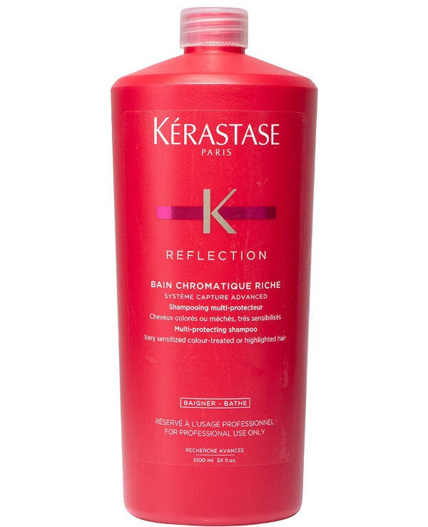Kerastase - Шампунь для чувствительных окрашенных или мелированных волос Reflection Bain Chromatique Riche 1000 мл