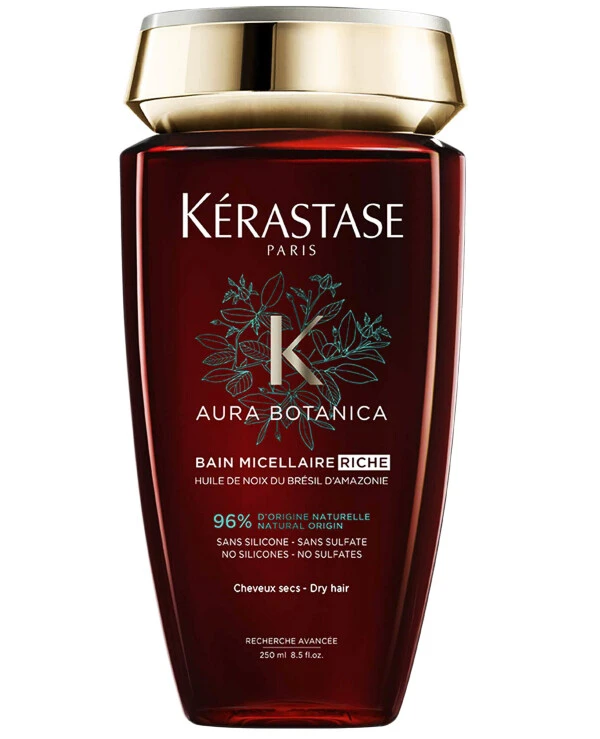 Kerastase Мицеллярный шампунь для сухих и ослабленных волос | Aura Botanica Bain Micellaire Riche Shampoo фото, цена, купить