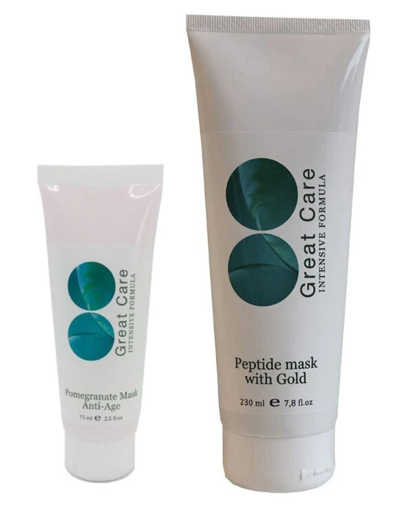Great Care - Пептидная маска с золотом Peptide Mask with Gold 230 мл