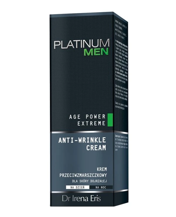 Dr Irena Eris - Крем для лица Platinum Men Anti-Wrinkle Cream 50 мл back
