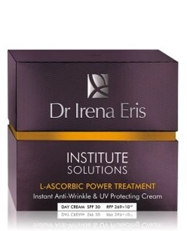 Dr Irena Eris - The perfect anti-wrinkle day cream Institute Solution L-ascorbic Power Treatment Instant Anti-Wrinkle & UV Protecting Day Cream 50ml back