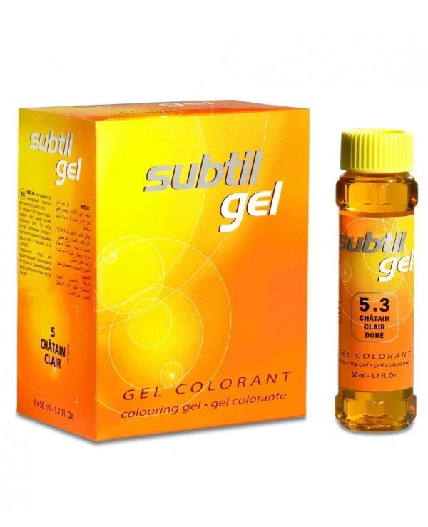 Subtil - Стойкая гелевая краска для волос Subtil Gel 50 мл, 11-10 - интенсивно-пепельный ультра светлый блондин back