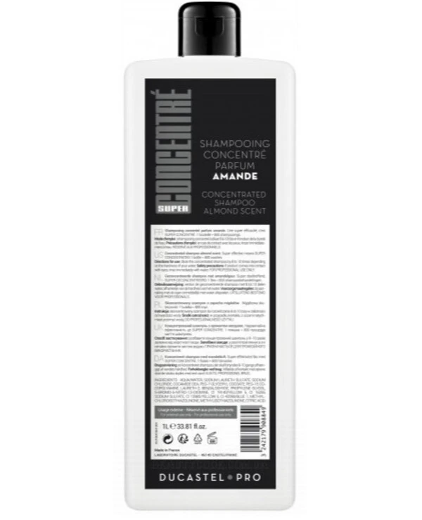 Subtil - Highly concentrated shampoo for all hair types with almond scent Shampooing Concentre Amande 1000ml