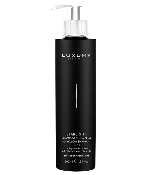 Green Light - Антіжёлтий шампунь Luxury Starlight Anti Yellow Shampoo 500 мл