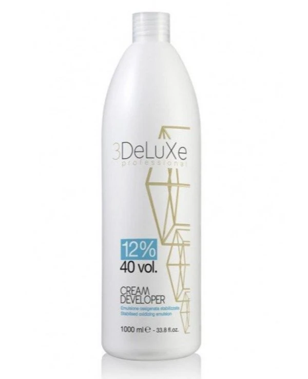 3Deluxe Professional - Окислитель для окрашивания волос Cream developer 1000 мл, 12 %