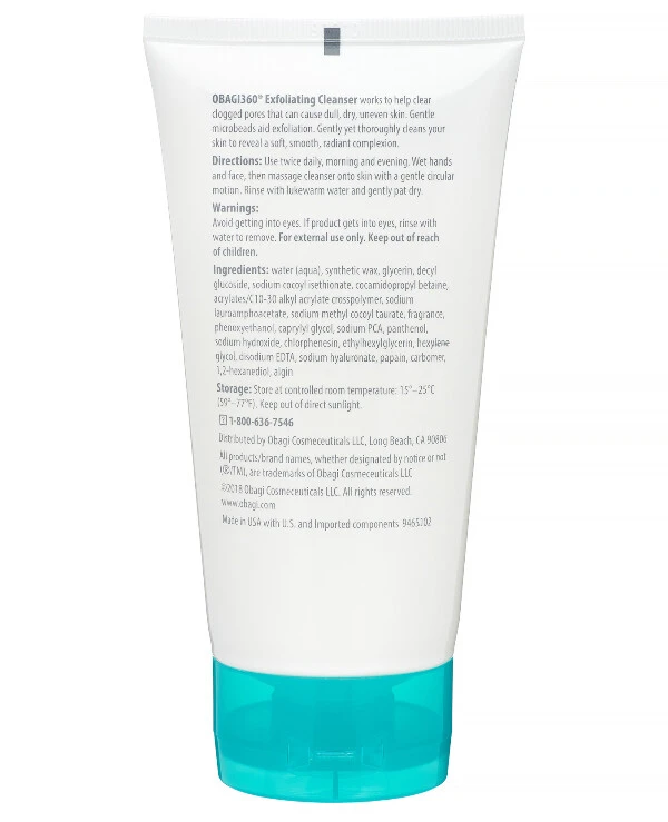 Obagi Medical Очищающее средство с отшелушивающим действием | Obagi 360 Exfoliating Cleanser фото, цена, купить