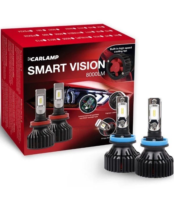 Carlamp - Светодиодные автолампы Smart Vision H11 SM11  8000 Лм