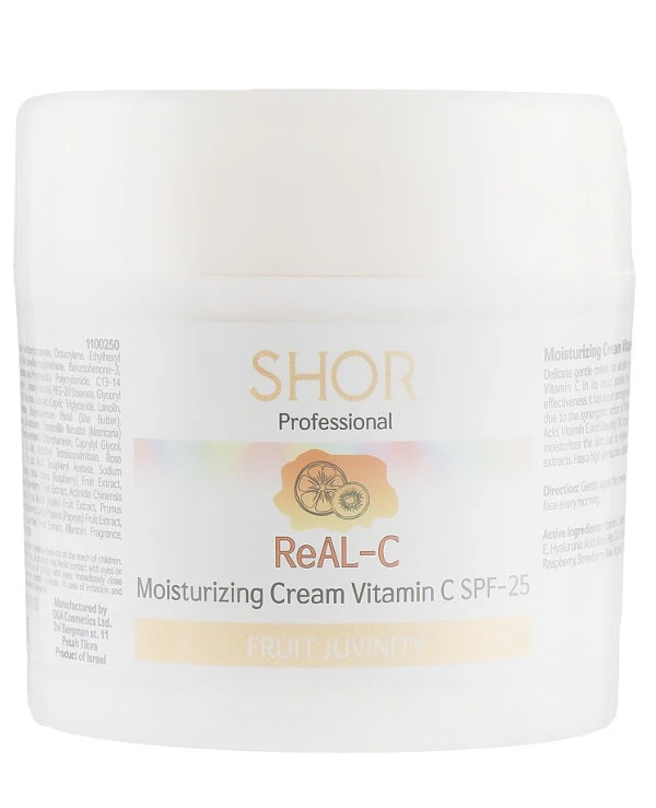 Shor Professional - Vitamin C Moisturizer SPF25 ReAL-C Moisturizing Cream Vitamin C SPF-25 250ml