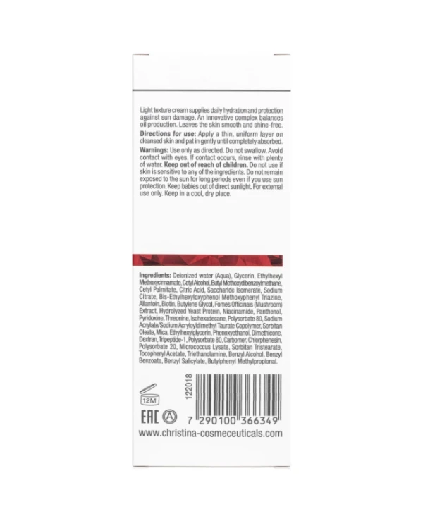 Christina Матирующий защитный крем SPF 15 | chr634_back_pack-Comodex - Матирующий защитный крем SPF 15