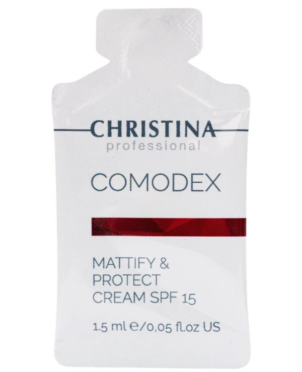 Christina - Крем Матирование и защита SPF-15 Comodex Mattify&Protect Cream SPF 15 1.5 мл х 30 шт back