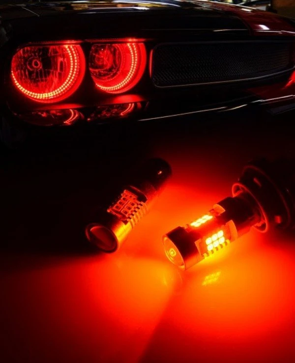Carlamp Светодиодные автолампы 4G-Series W21/5W-T20 RED | 4G21/7443Red фото 4, цена, купить