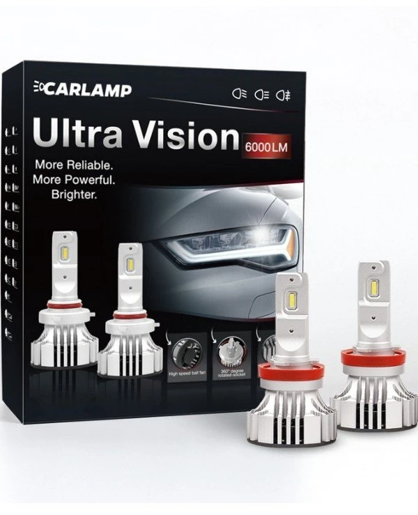 Carlamp - Светодиодные автолампы H11 Ultra Vision UV11  5000 Лм