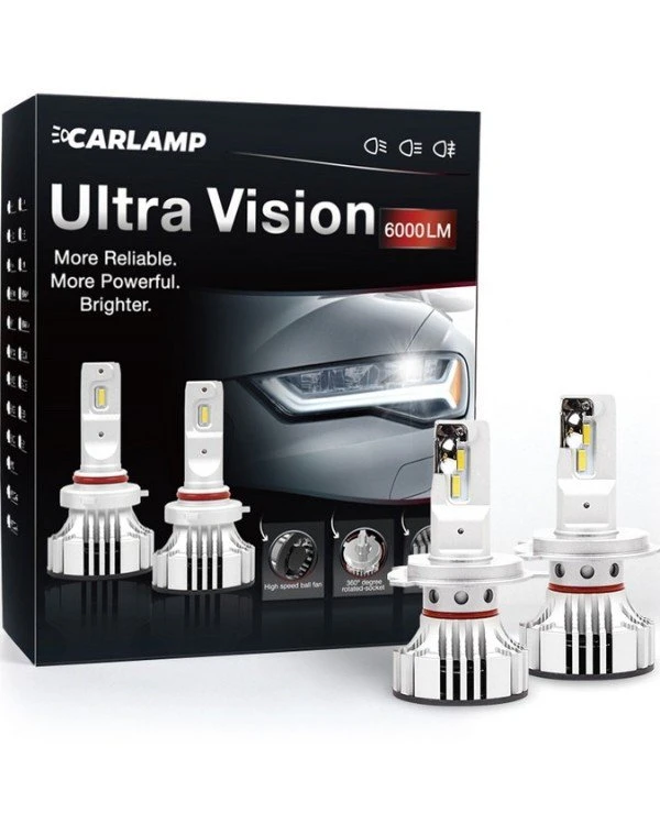 Carlamp - Светодиодные автолампы H4 Ultra Vision UV4  5000 Лм