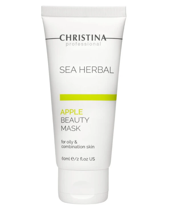 Christina - Beauty mask for oily and combination skin Apple Sea Herbal Beauty Mask Apple for oily and combination skin 60ml