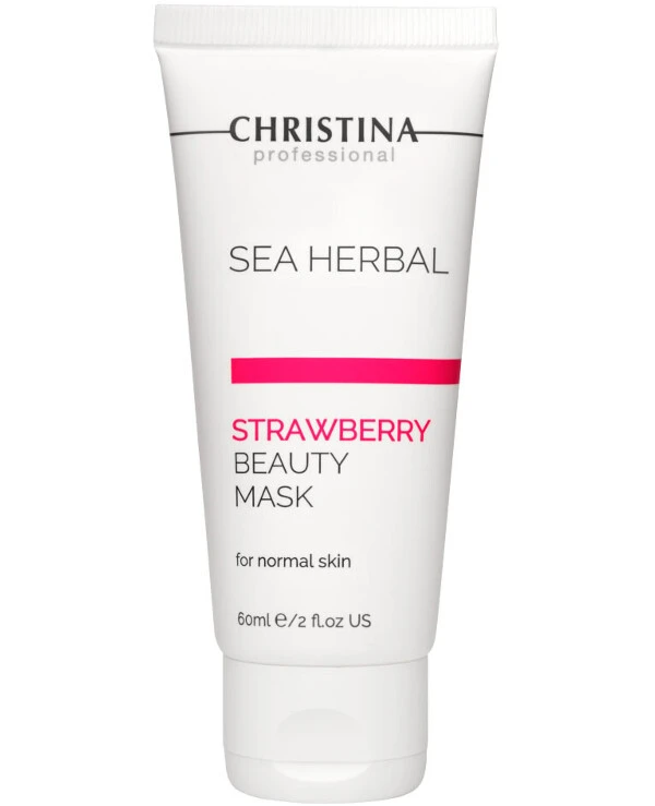 Christina - Маска красоты на основе морских трав для нормальной кожи Клубника Sea Herbal Beauty Mask Strawberry for normal skin 60 мл