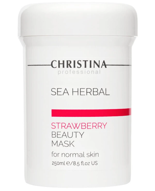 Christina Маска красоты на основе морских трав для нормальной кожи Клубника | Sea Herbal Beauty Mask Strawberry for normal skin фото, цена, купить
