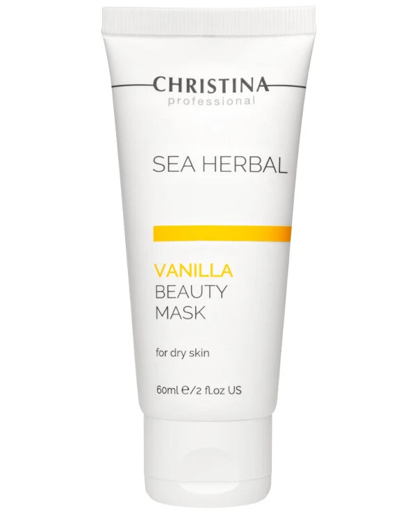 Christina Маска красоты на основе морских трав для сухой кожи Ваниль | Sea Herbal Beauty Mask Vanilla for dry skin фото, цена, купить
