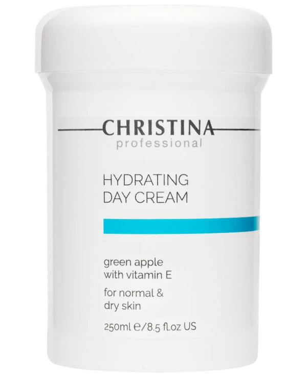 Christina - Moisturizing Day Cream with Vitamin E for Normal to Dry Skin Green Apple Hydrating Day Cream Green Apple + Vitamin E for normal and dry skin 250ml