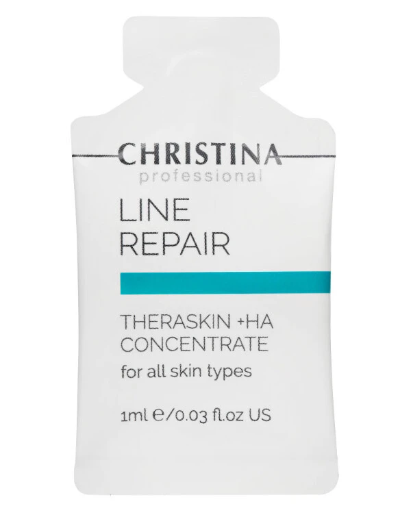 Christina Регенерирующие увлажняющие капли с гиалуроновой кислотой Тераскин | Line Repair Theraskin + HA Concentrate фото, цена, купить