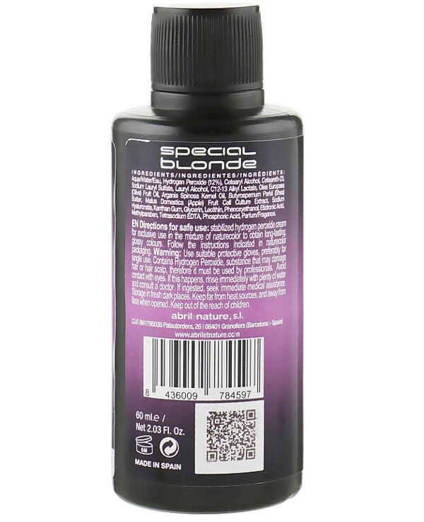 Abril Et Nature - Окислитель с антижёлтым эффектом Oxydant Special Blonde 65 мл back