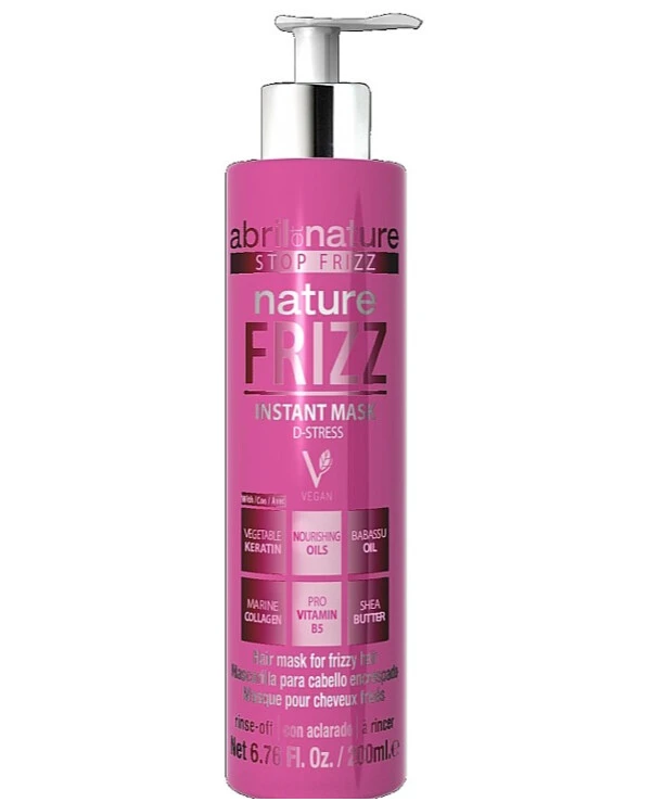 Abril Et Nature - Маска для вирівнювання волосся Nature Frizz Instant Mask 200 мл