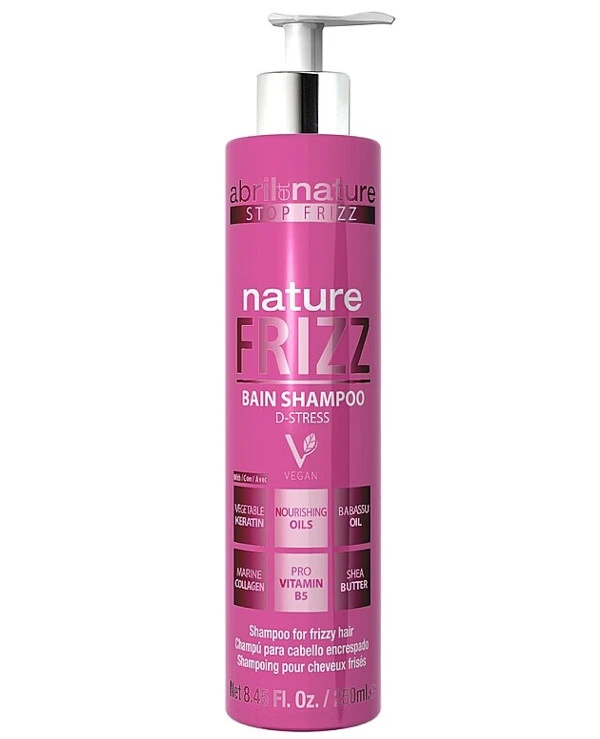 Abril Et Nature - Hair straightening shampoo Nature Frizz Bain Shampoo 250ml