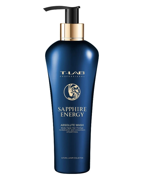 T-Lab Professional - Шампунь-гель для анти-эйдж эффекта волос и тела Sapphire Energy Absolute Wash 300 мл