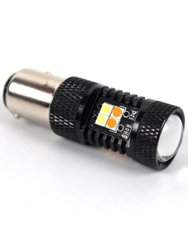 Carlamp - Светодиодные лампы 4U-Series P21/5W Белый+Желтый  