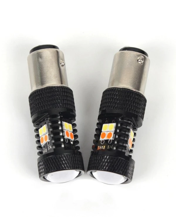 Carlamp Светодиодные лампы 4U-Series P21/5W Белый+Желтый | 4U/1157 W-Y фото 5, цена, купить