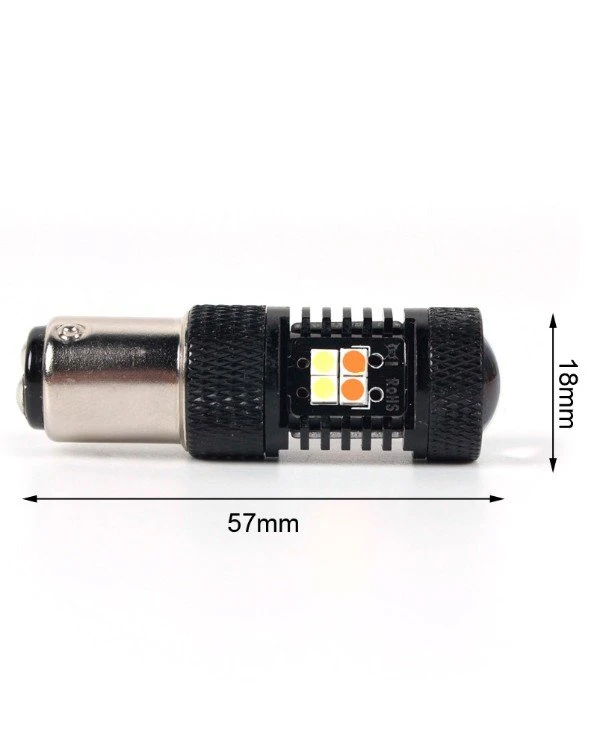 Carlamp Светодиодные лампы 4U-Series P21/5W Белый+Желтый | 4U/1157 W-Y фото 10, цена, купить