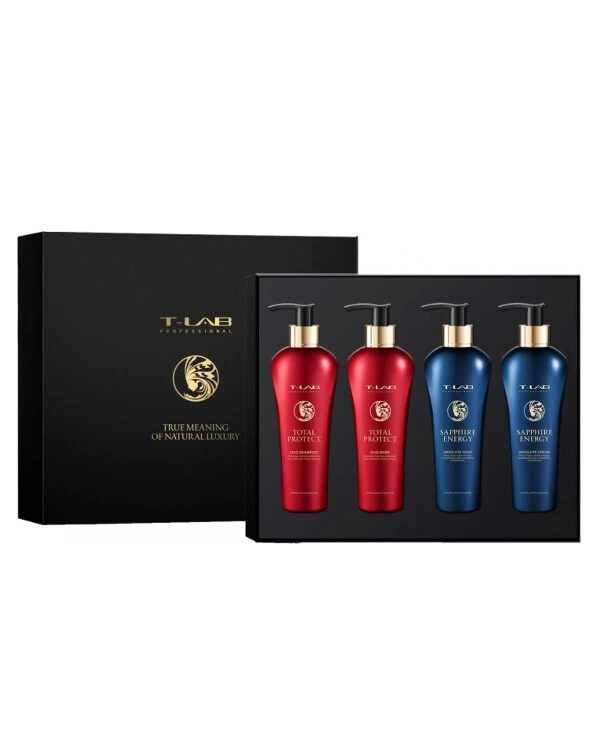 T-Lab Professional - Набор для волос и тела Sapphire Energy + Total Protect Love set 